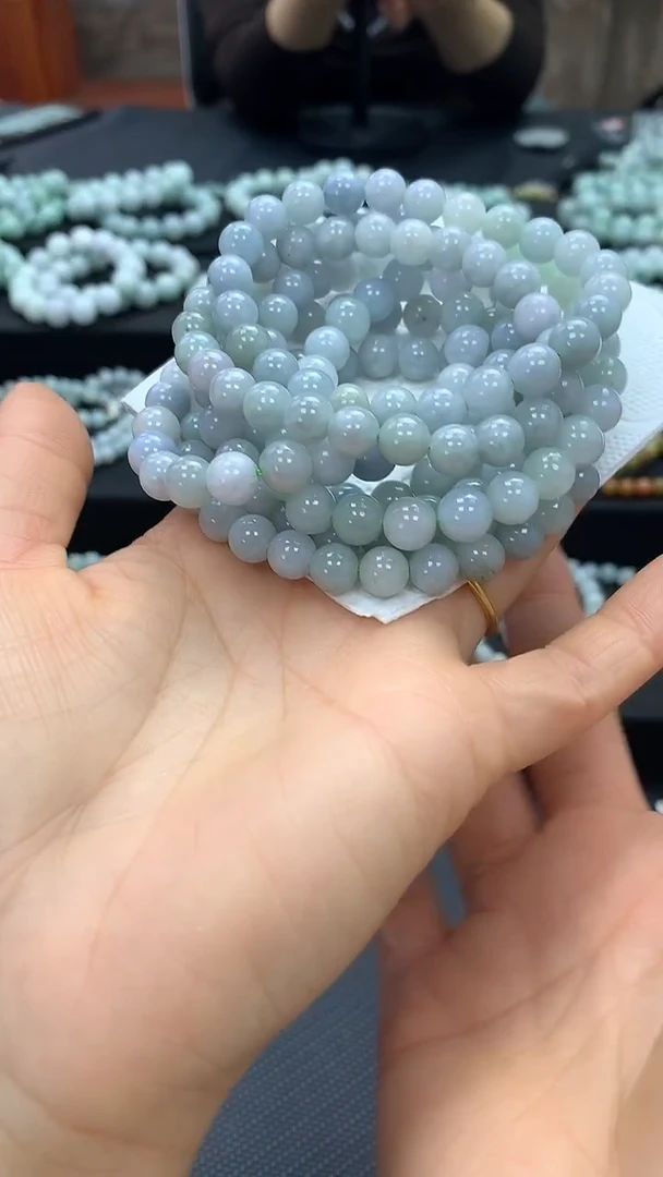 未镶嵌手串翡翠手串 5023多样性发一件