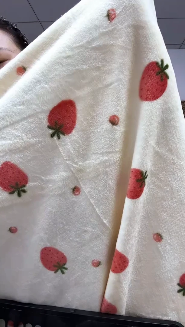 法兰绒1.8x2尺寸面料主播介绍为准