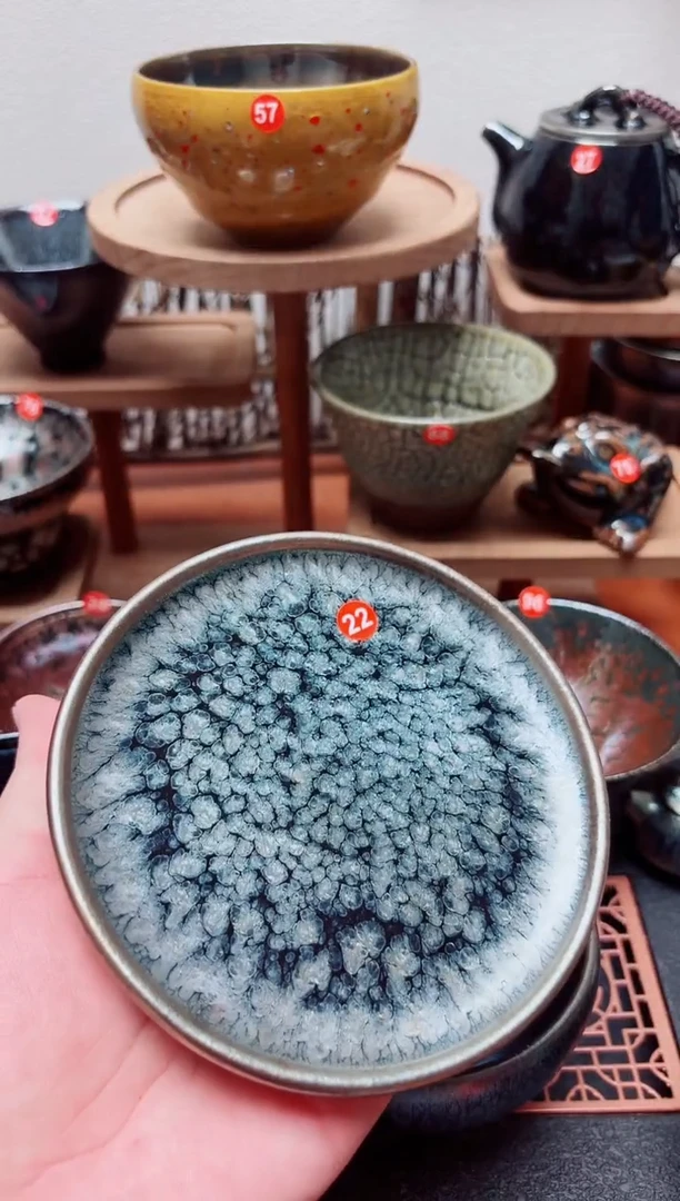 茶盏待****腰22号建盏工匠茶器