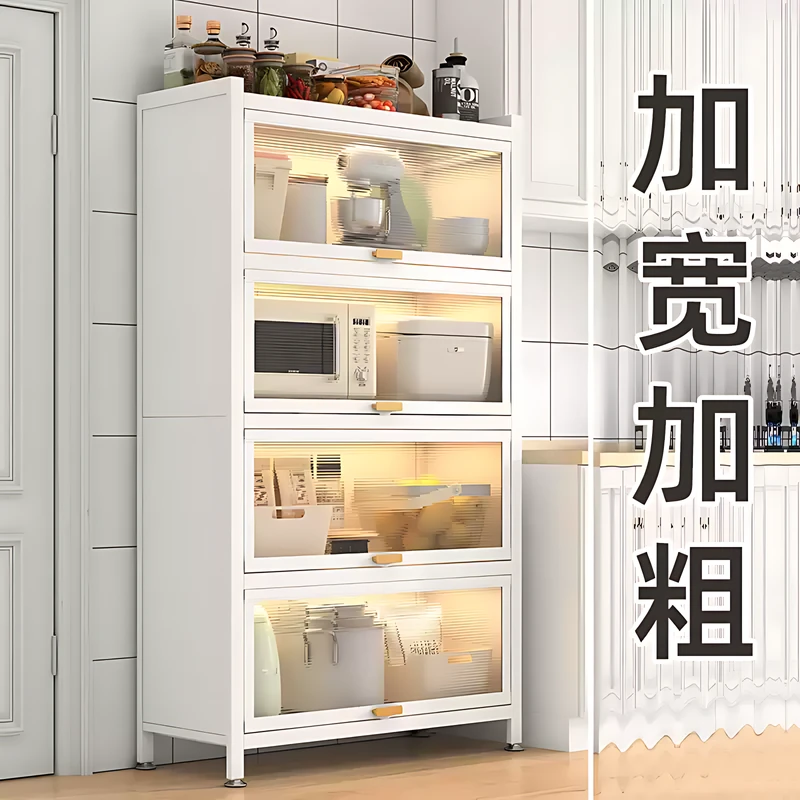 餐边柜靠墙一体柜厨房橱柜碗柜储物柜客厅橱柜家用橱柜新款简易