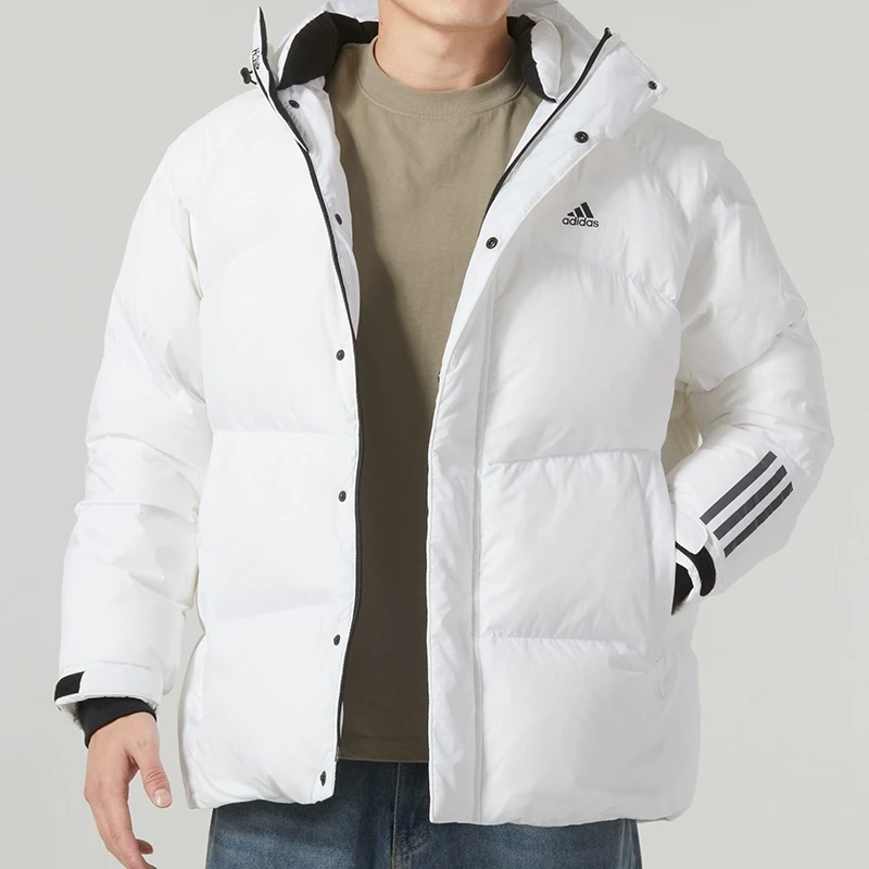 Adidas/阿迪达斯男子运动防风保暖连帽羽绒服IL8925