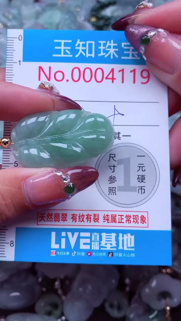 吊坠(不含链)未镶嵌翡翠4119