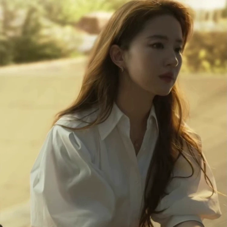 玫瑰的故事黄亦枚刘亦菲同款蓝色泡泡短袖衬衫女装气质上衣白衬衣