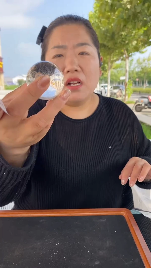 未镶嵌珠宝半成品水晶白水晶球D66