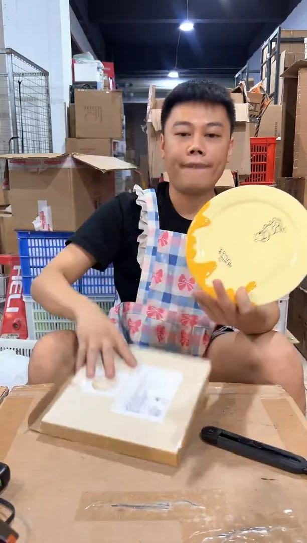 瓷片原盒维尼餐盘