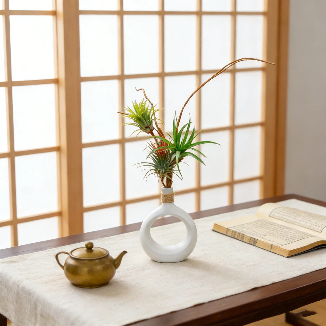 水榭花乡空气凤梨植物室内养护桌面小盆景