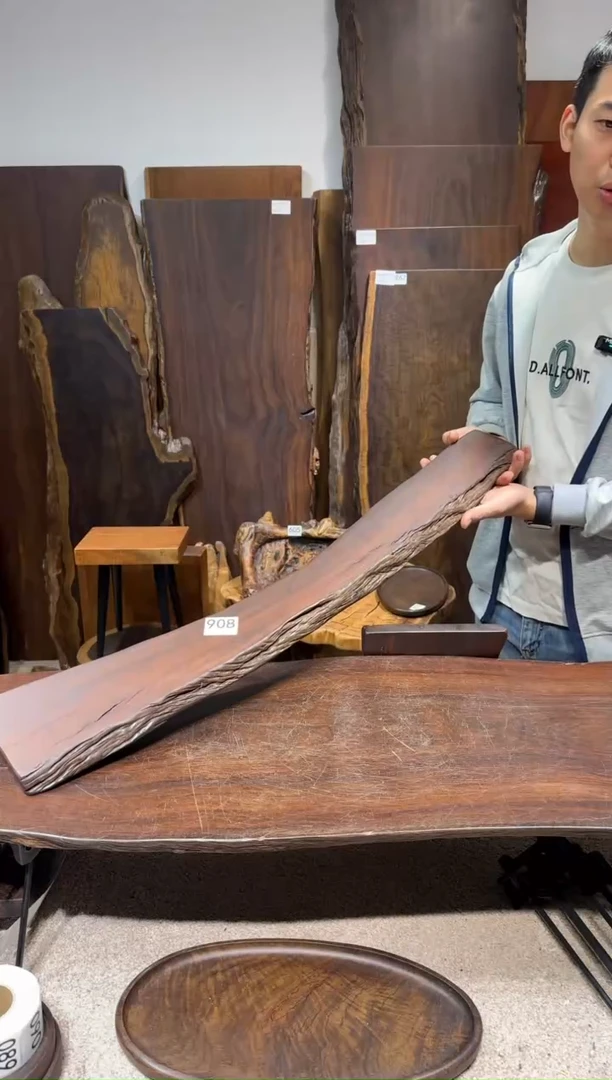 风车木（黑檀木）尺寸86*10编号908