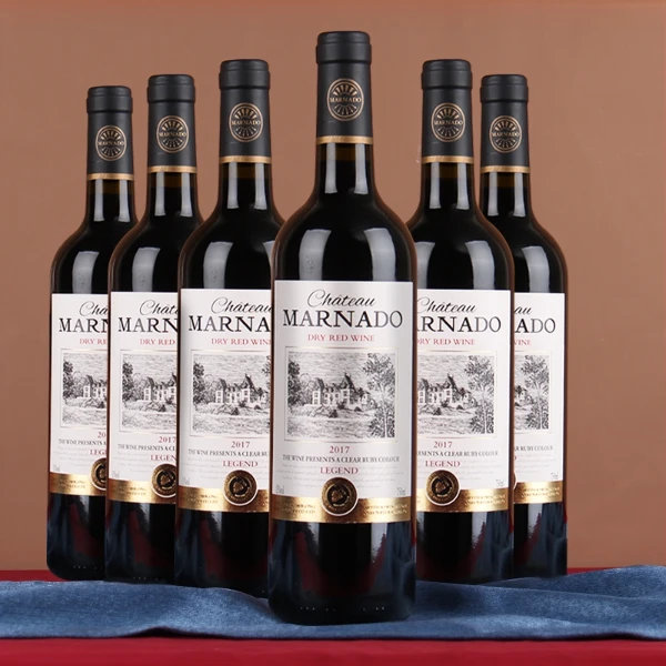 玛尔纳多传奇干红葡萄酒红酒1箱6瓶13度整箱正宗爽口