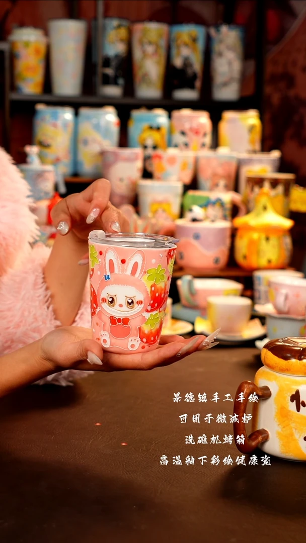 景德镇手工手绘杯杯