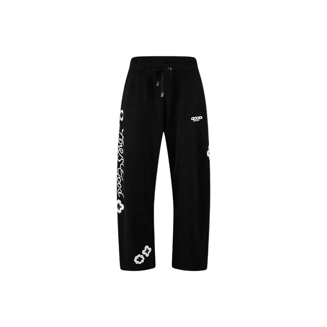 【DoubleCheck】GOODBRAND 25FW GOOD LOVES小花标语卫裤