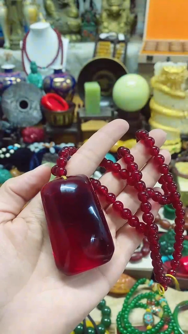 【闪购商品】血珀颈饰未镶嵌主播推荐主播推荐