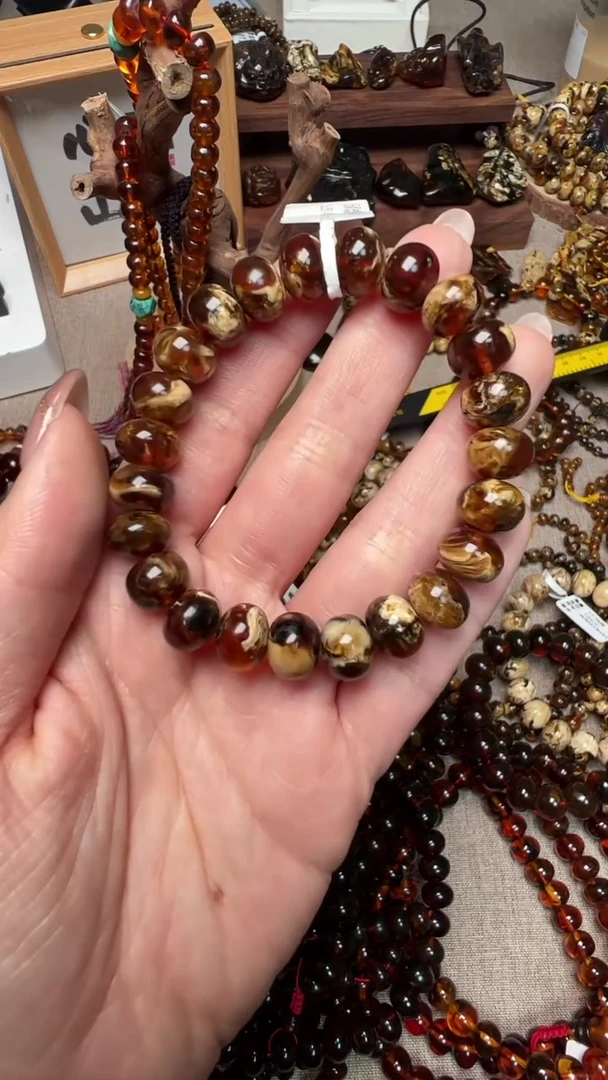 【闪购商品】琥珀手链未镶嵌抚顺琥珀