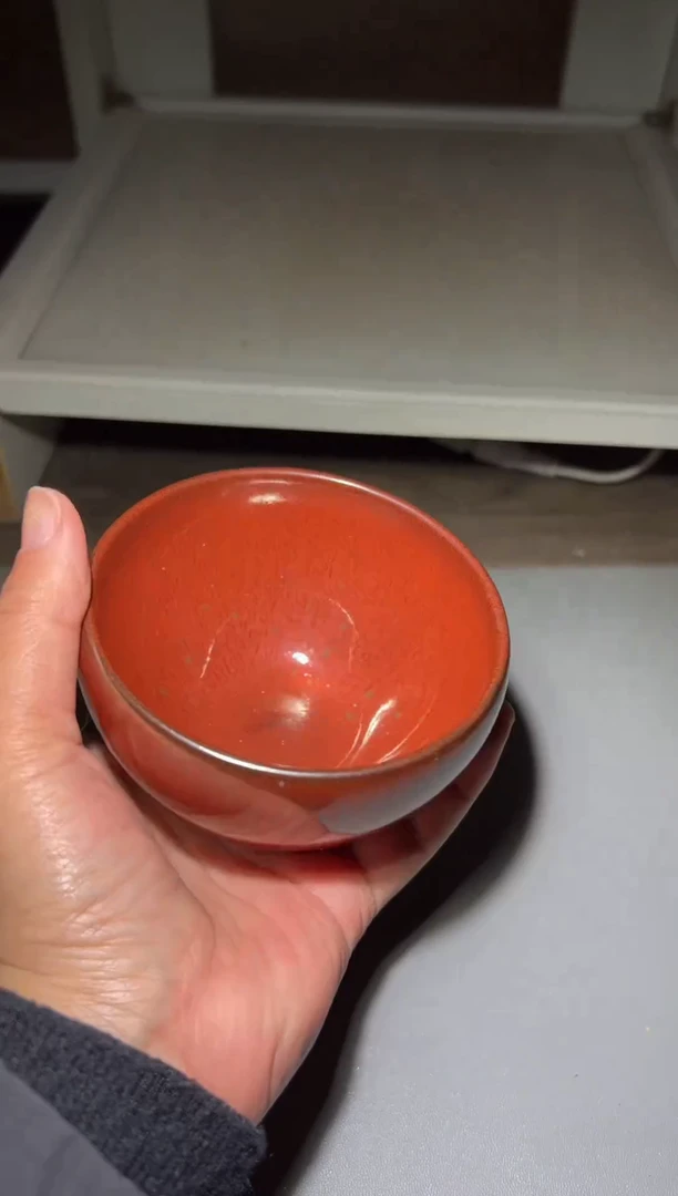 茶盏建窑建盏龙窑柴烧