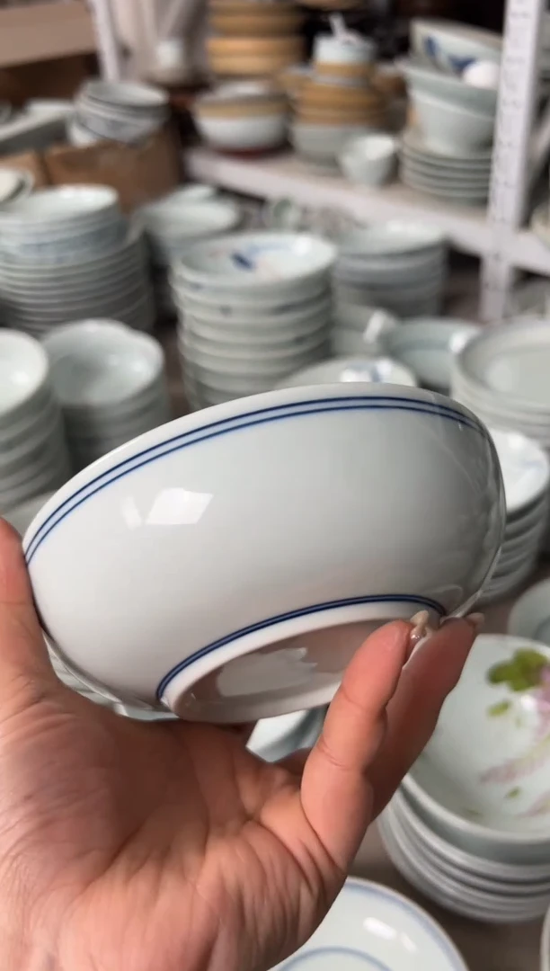 明舟中暇双线6寸罗汉碗（单只装）