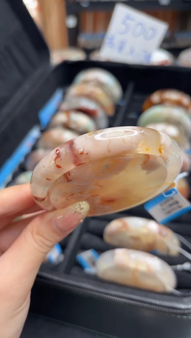 未镶嵌手镯石英质玉C53(60圈赠送镯心)