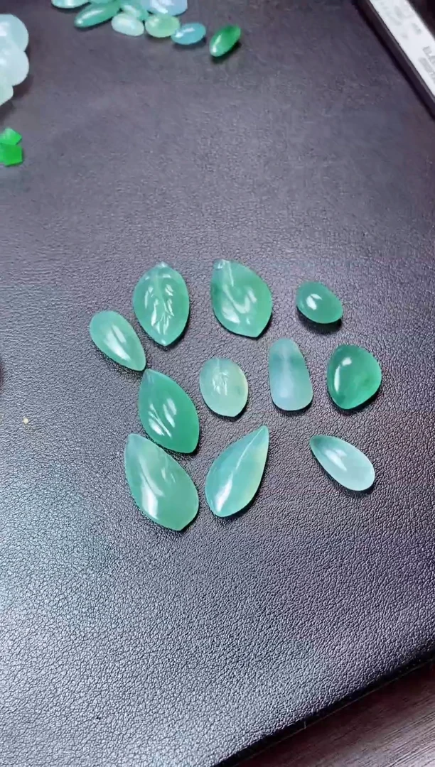 未镶嵌定制翡翠平****满翡翠