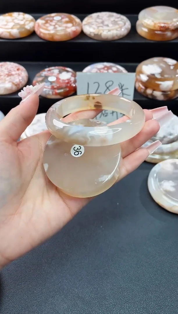 手镯玛瑙/玉髓未镶嵌石英质玉手镯