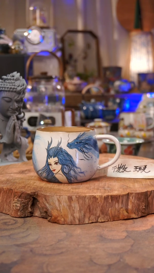 杯子敖润手工手绘手工手绘