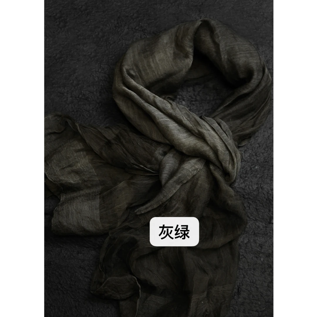 万物身客 财迷推荐 植物染丝巾 定制款不退换