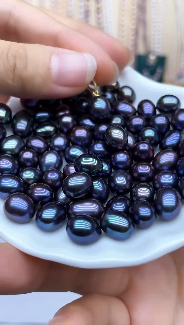 淡水珍珠银S925镶嵌吊坠(不含链)吊坠多样性发其一