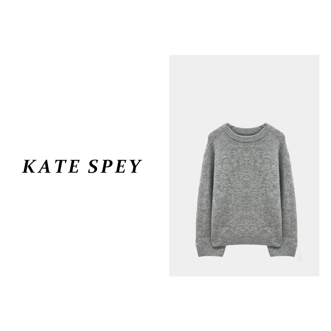 凯特丝蓓1243#三色！保暖圆领针织套头毛衣R