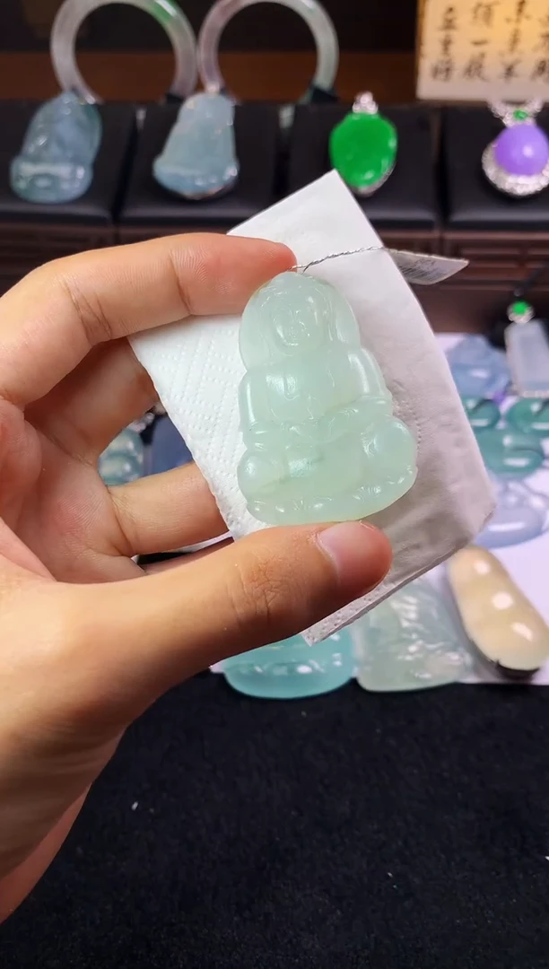 未镶嵌定制翡翠S毛货不退不换