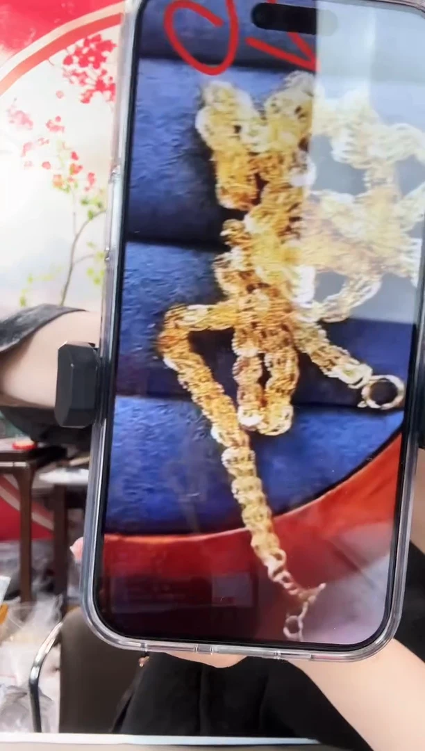 推荐款黄色万能链粗链子