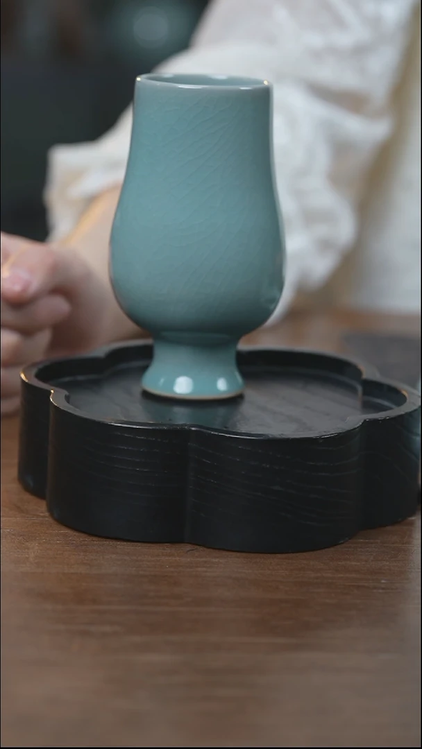 凯恩杯 汝瓷 （拾汝）（天青）1