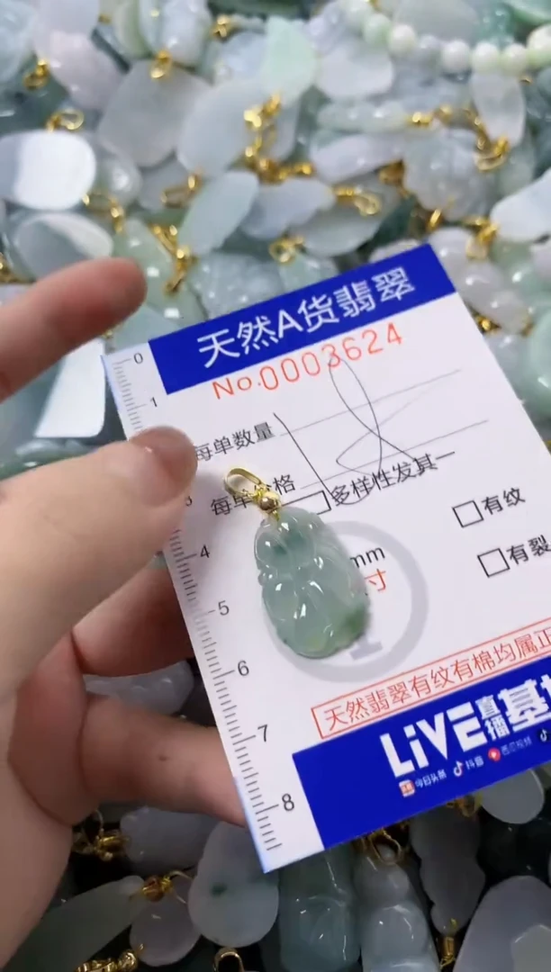 颈饰未镶嵌翡翠天然A货翡翠