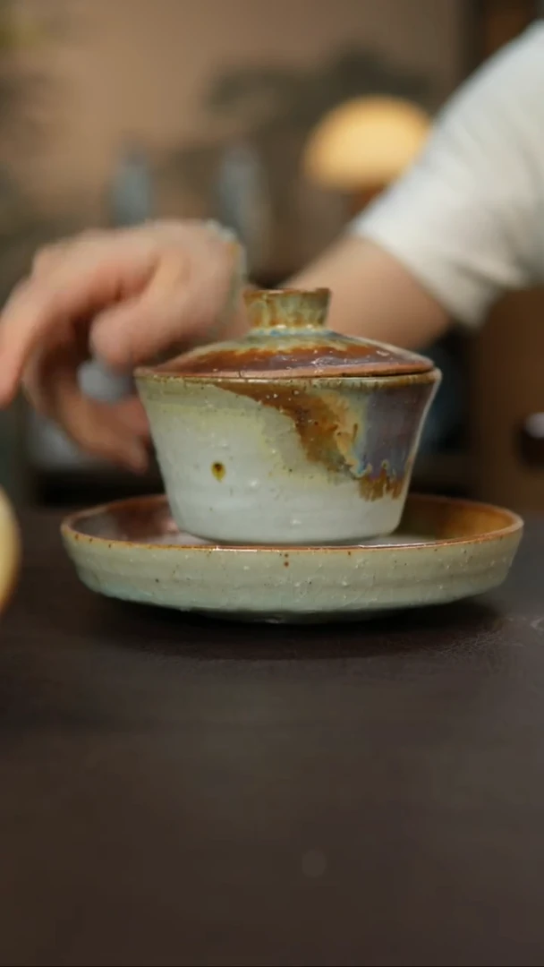 杯景德镇陶瓷杯碗柴烧多人瑕疵