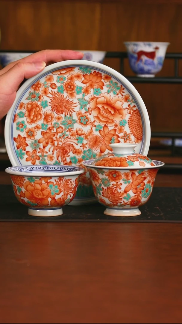 景德镇手工手绘的43