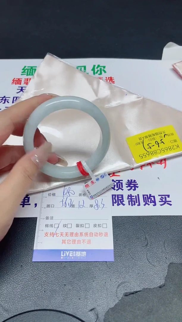 未镶嵌手镯翡翠56.2/88655