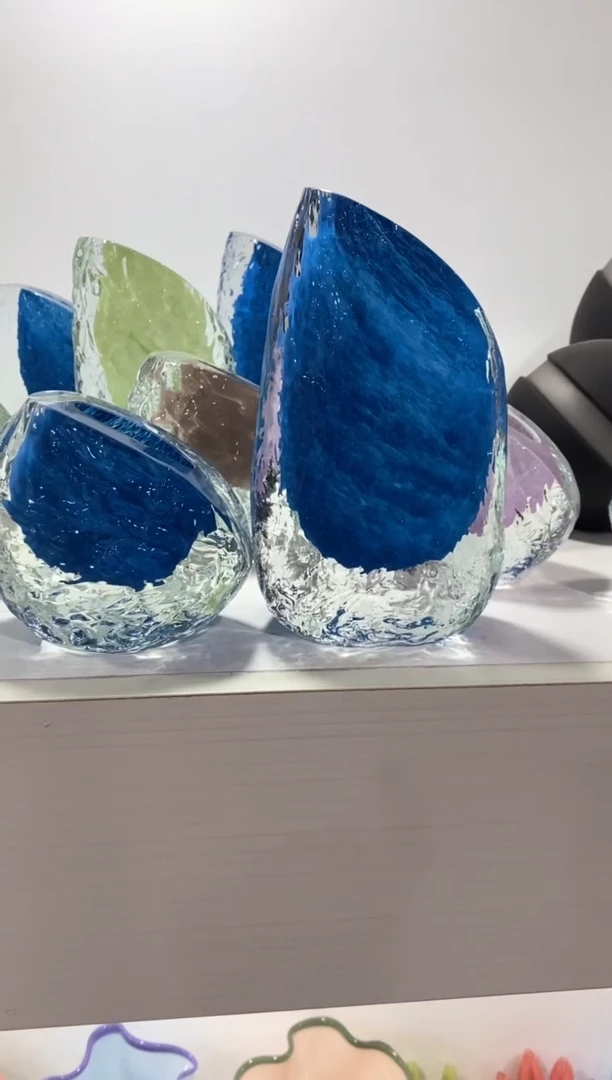 【闪购商品】琉璃慕忆家花瓶一套