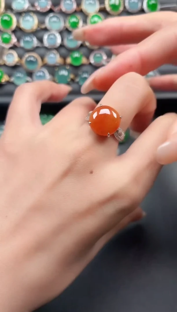 银S925镶嵌戒指翡翠1111