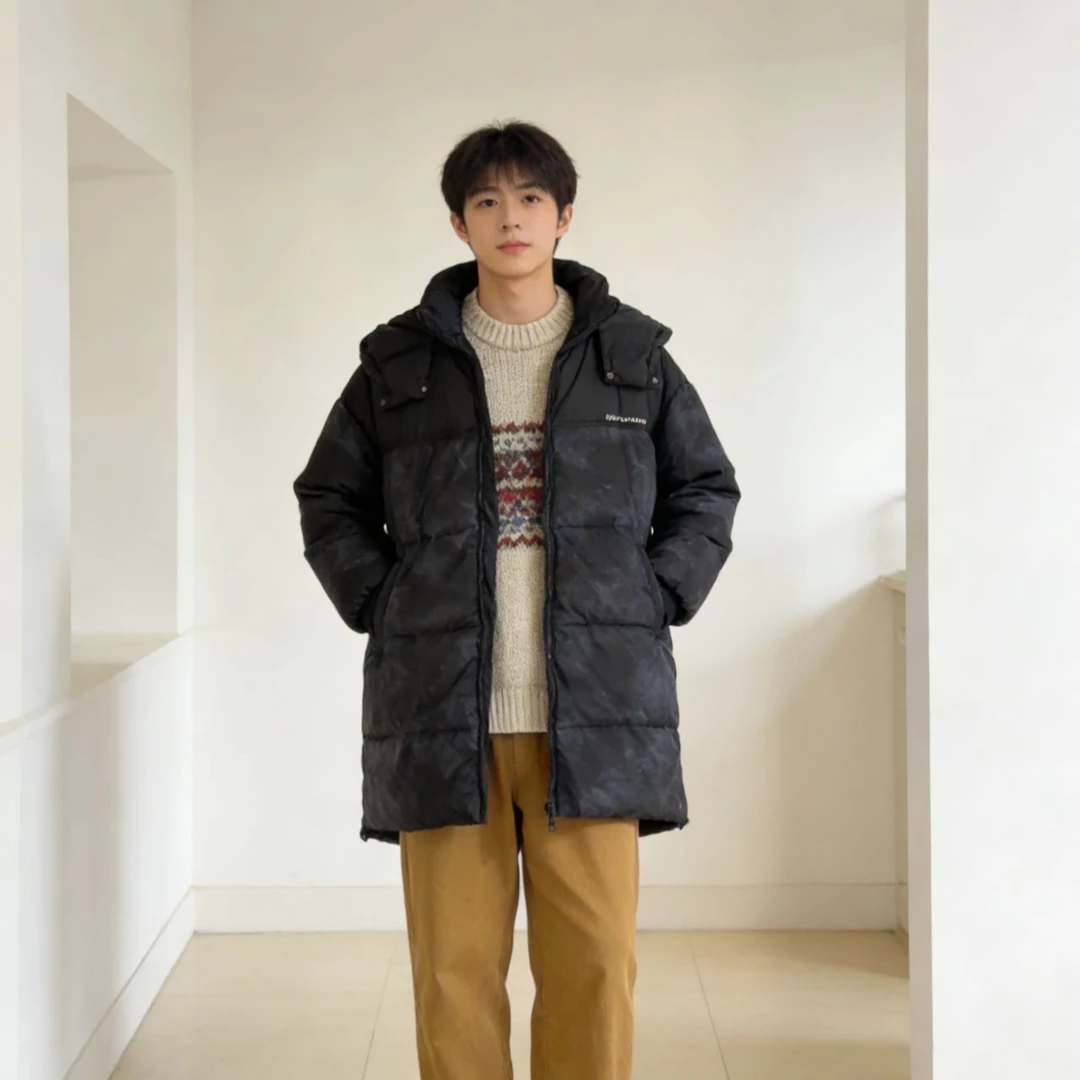 9815659高端专享老林家儿童冬款羽绒服黑色（靠谱）