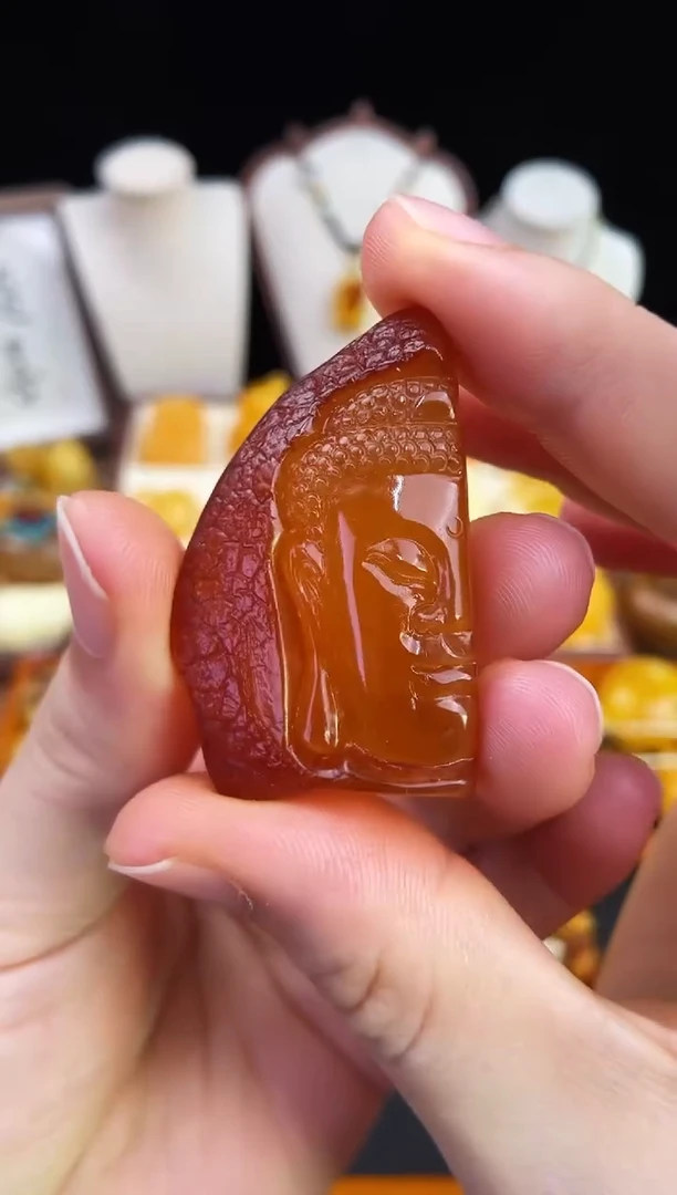 琥珀未镶嵌珠宝奇石柒月