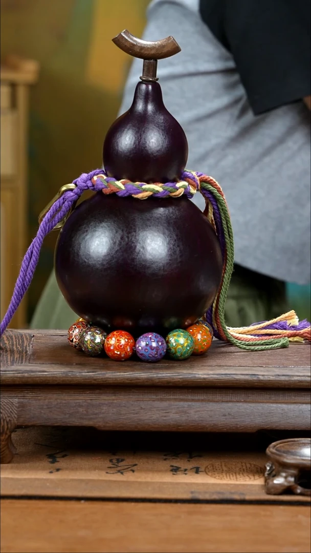 XY072大漆酒葫芦不包手串