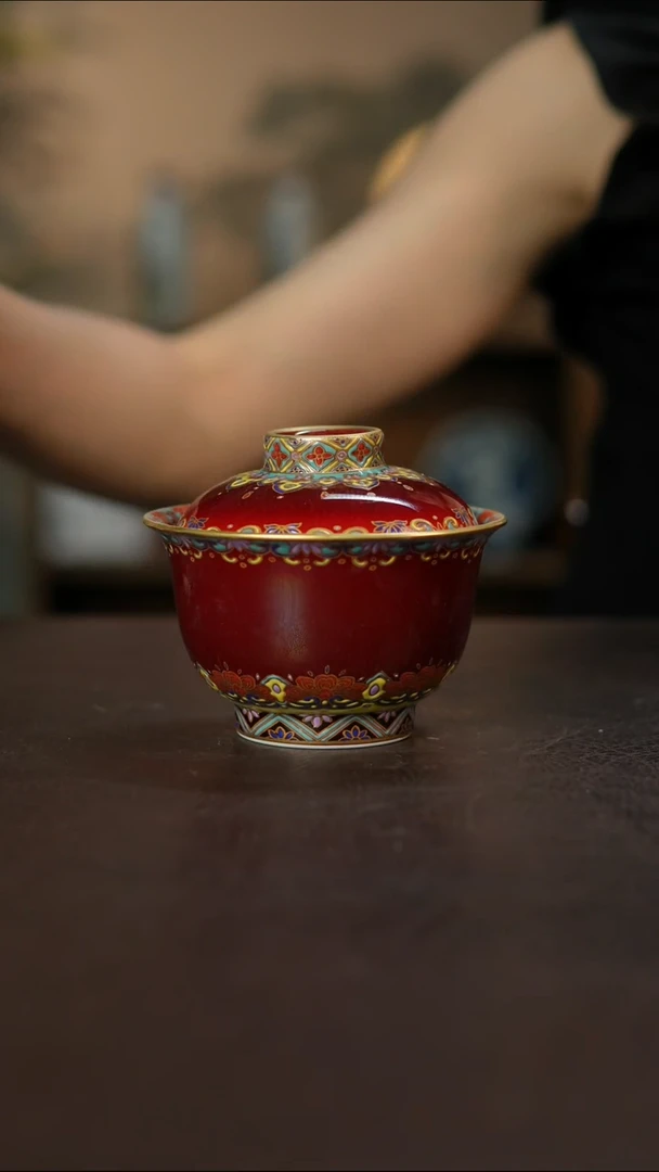 杯景德镇陶瓷杯碗柴烧多人微瑕