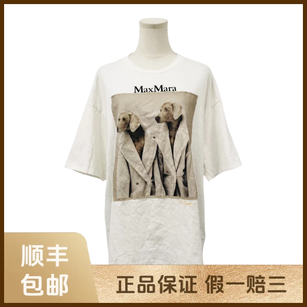 妃鱼/麦丝玛拉/棉/T恤/95新/抱六五