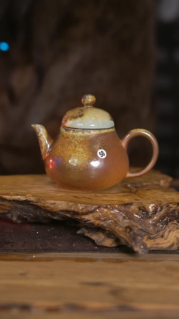 景德镇纯柴烧 梨壶 58