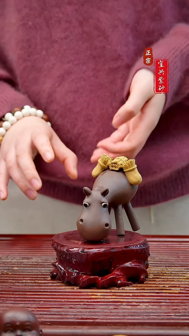 紫砂茶宠宜兴紫砂茶宠摆件