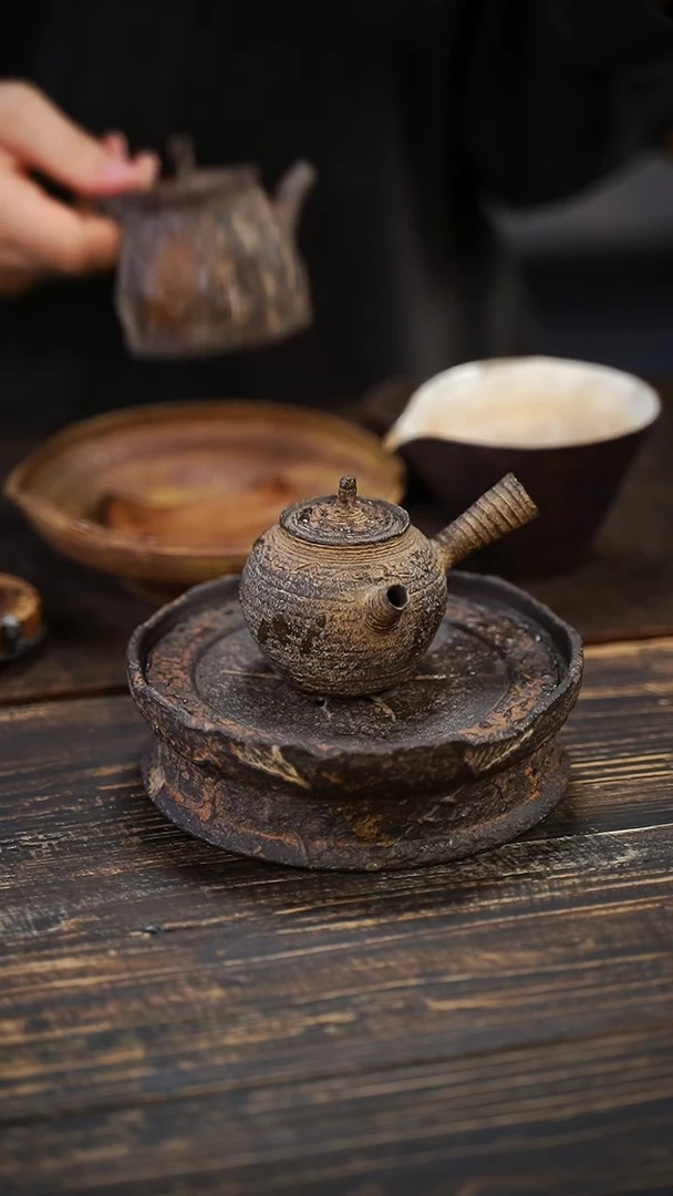 全手工制作 南蛮侧把壶