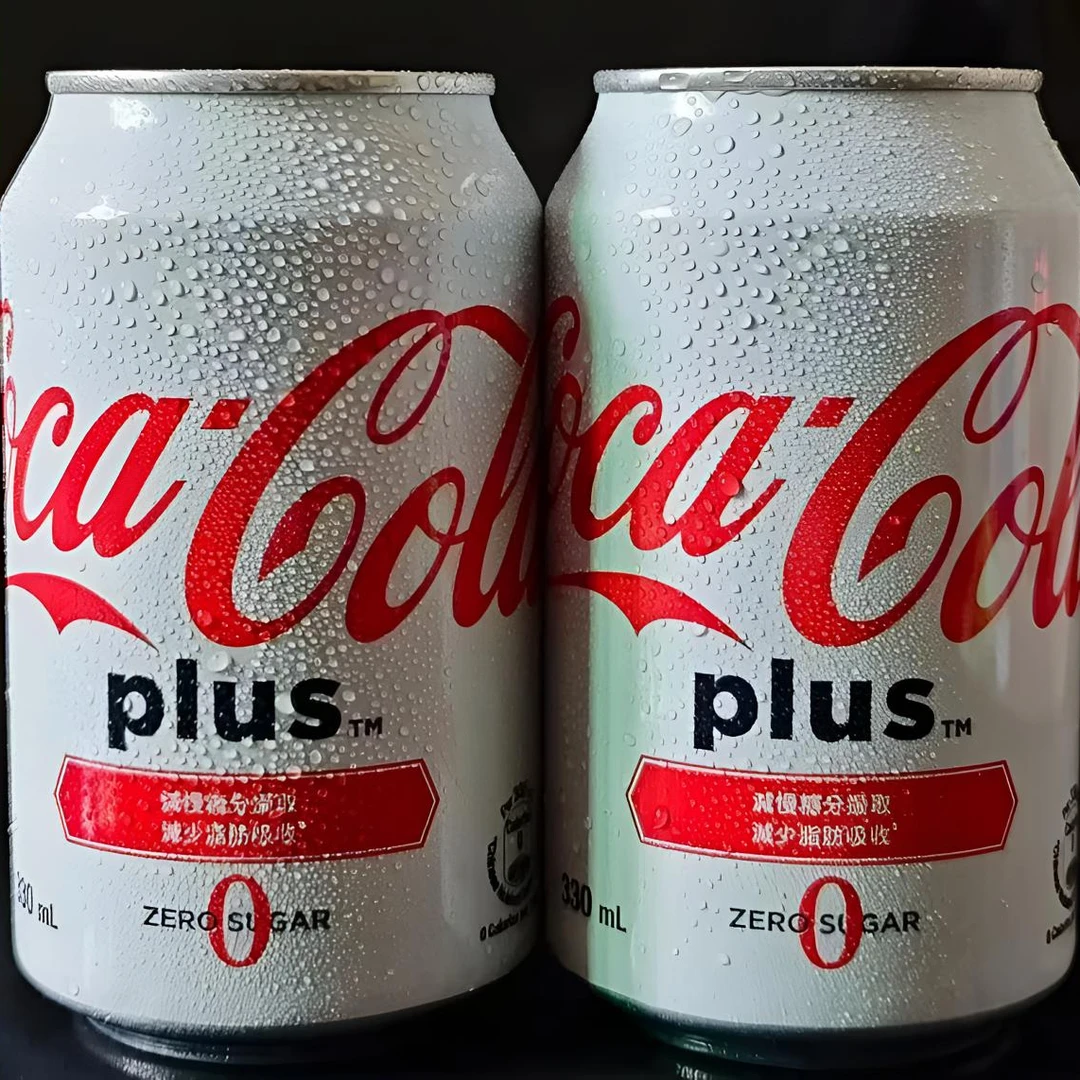 6罐/330ml加系香港进口0蔗糖可乐柠檬味可乐网红饮品夏天解渴饮料