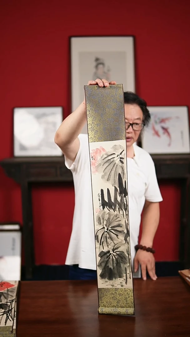 国画手写手绘-15*90卷轴
