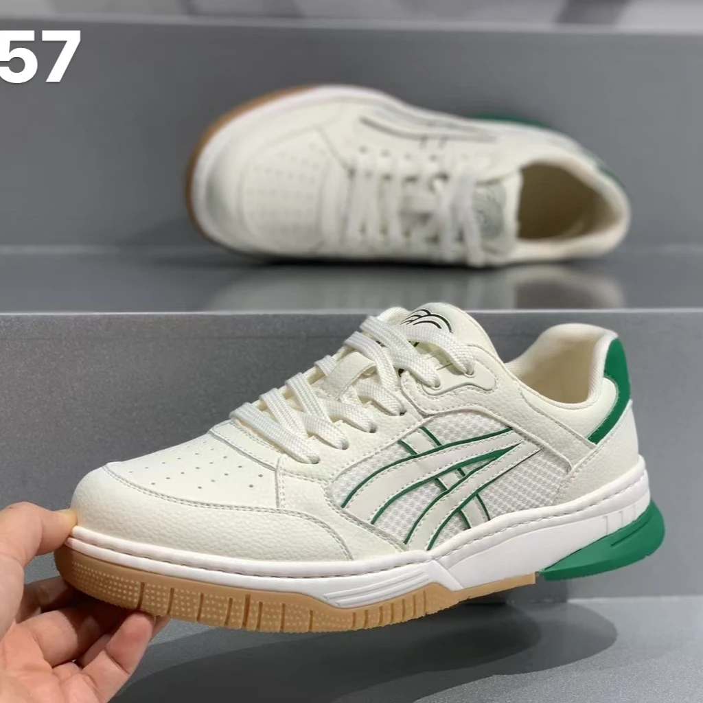 5051小白鞋鞋子男款新款潮鞋运动时尚透气休闲鞋复古厚底板鞋网面