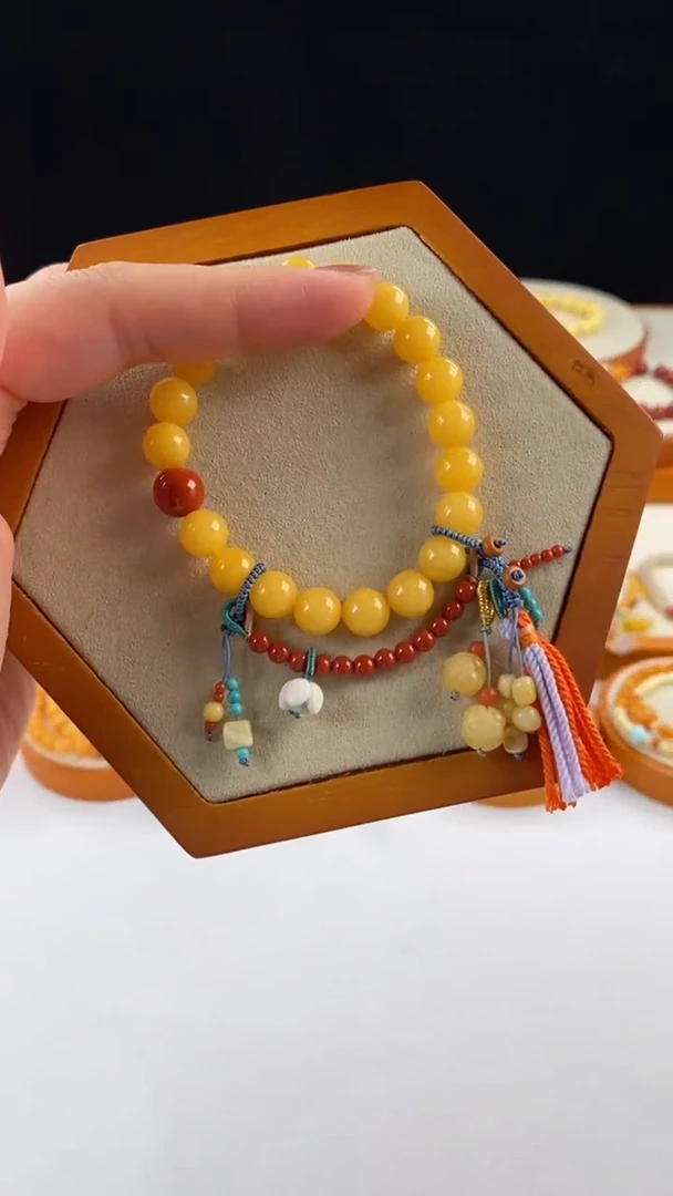 手链蜜蜡未镶嵌S080C