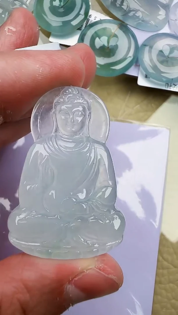 颈饰未镶嵌翡翠缅甸翡翠a货