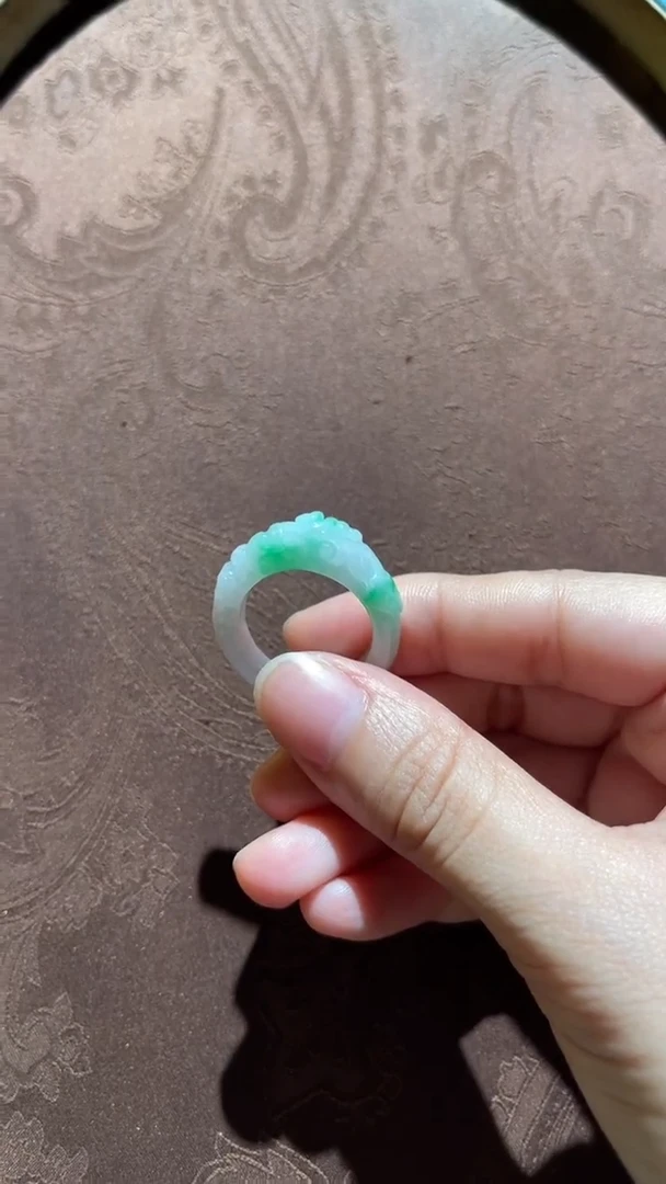 未镶嵌戒圈翡翠红翡绿翠