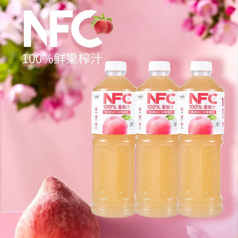 100%NFC桃子汁1.25L大桶