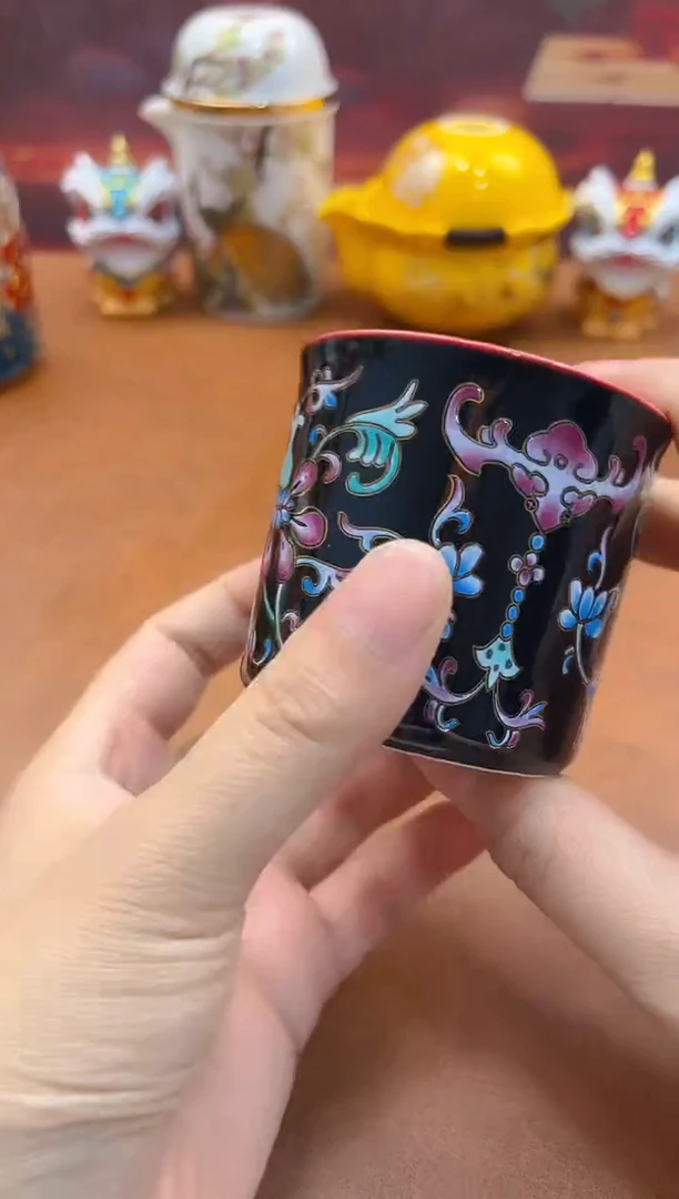 陶瓷茶具摆件旅行套组